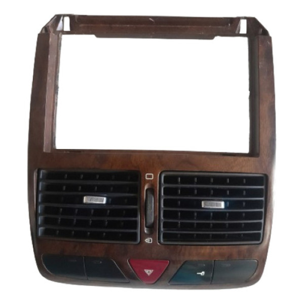 Moldura Painel Difusor Central Peugeot 307 - Amadeirado
